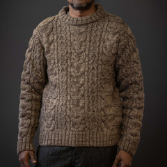 Pike Brothers1946 Mountaineer Sweater brown melangePulloverBritish Parts Luzern