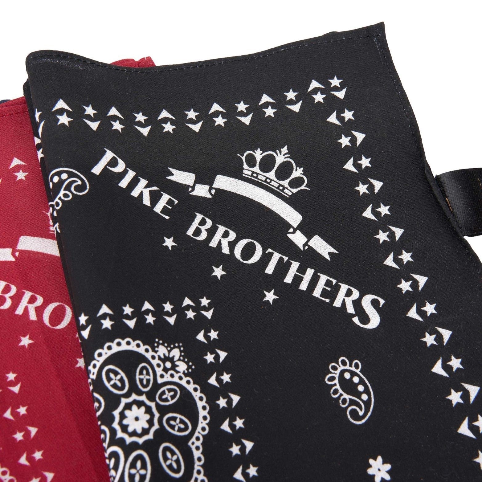 Pike Brothers1947 Logo Bandana BlackHalstuchBritish Parts Luzern