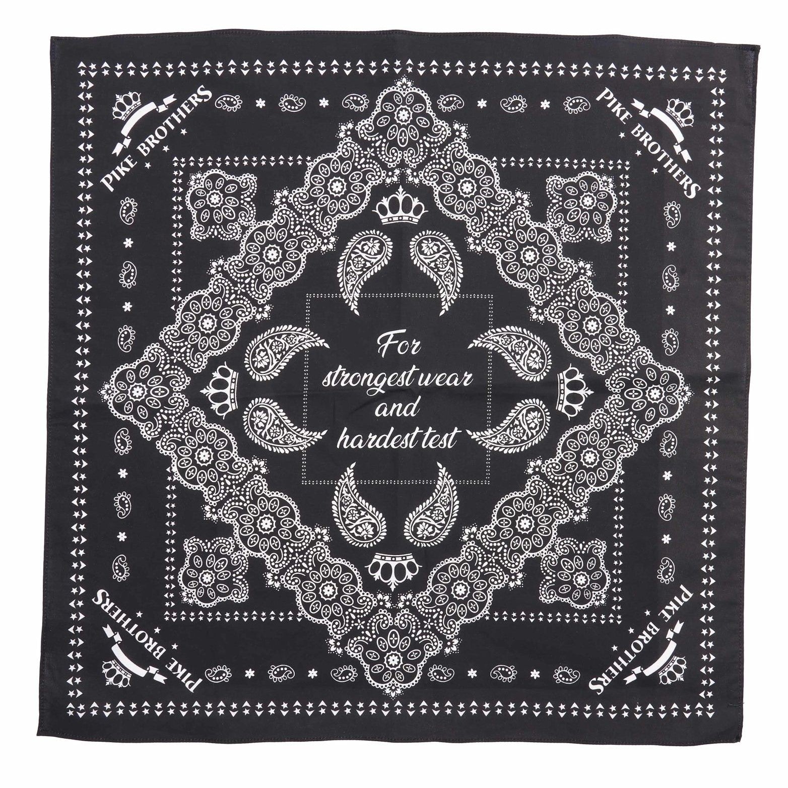 Pike Brothers1947 Logo Bandana BlackHalstuchBritish Parts Luzern