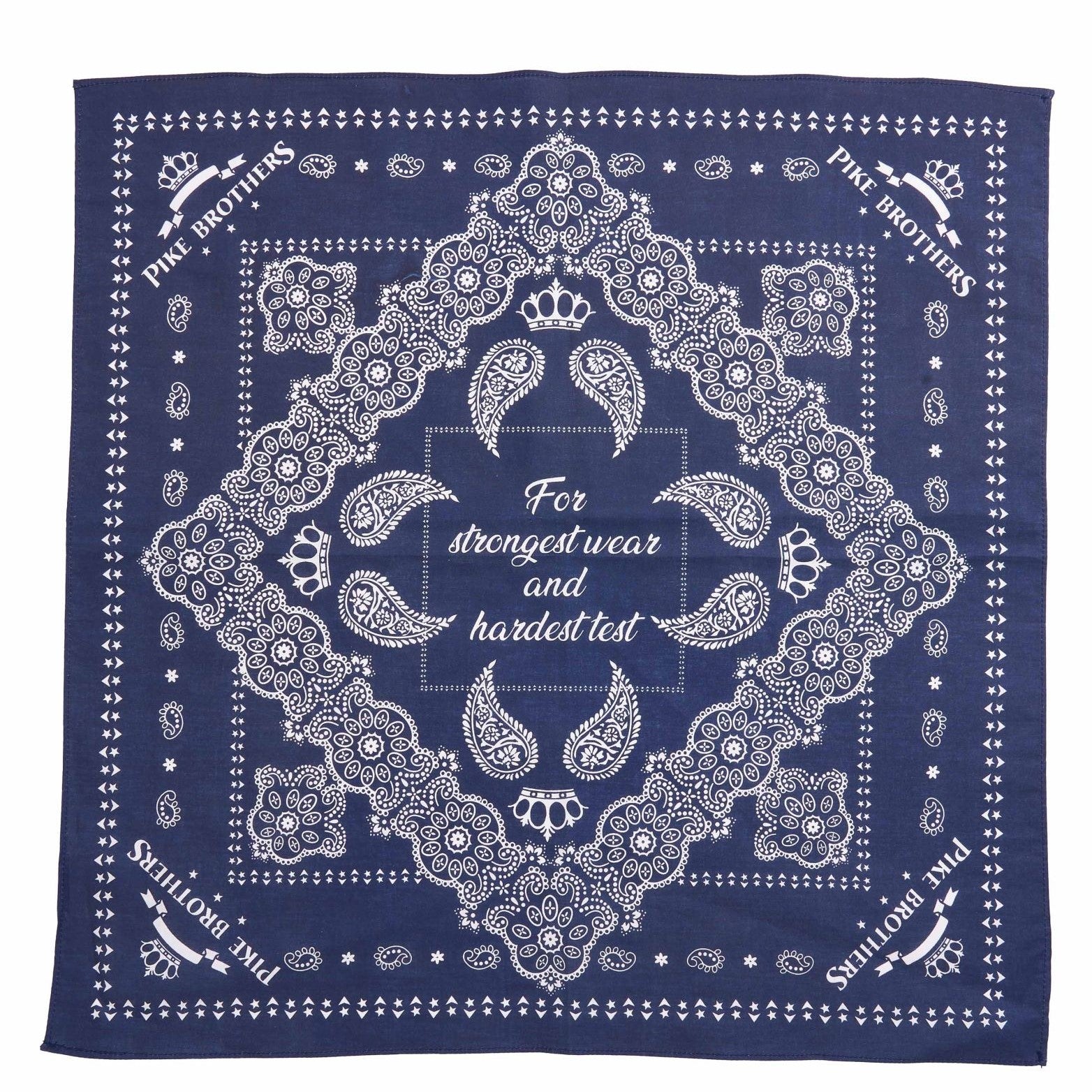Pike Brothers1947 Logo Bandana BlueHalstuchBritish Parts Luzern