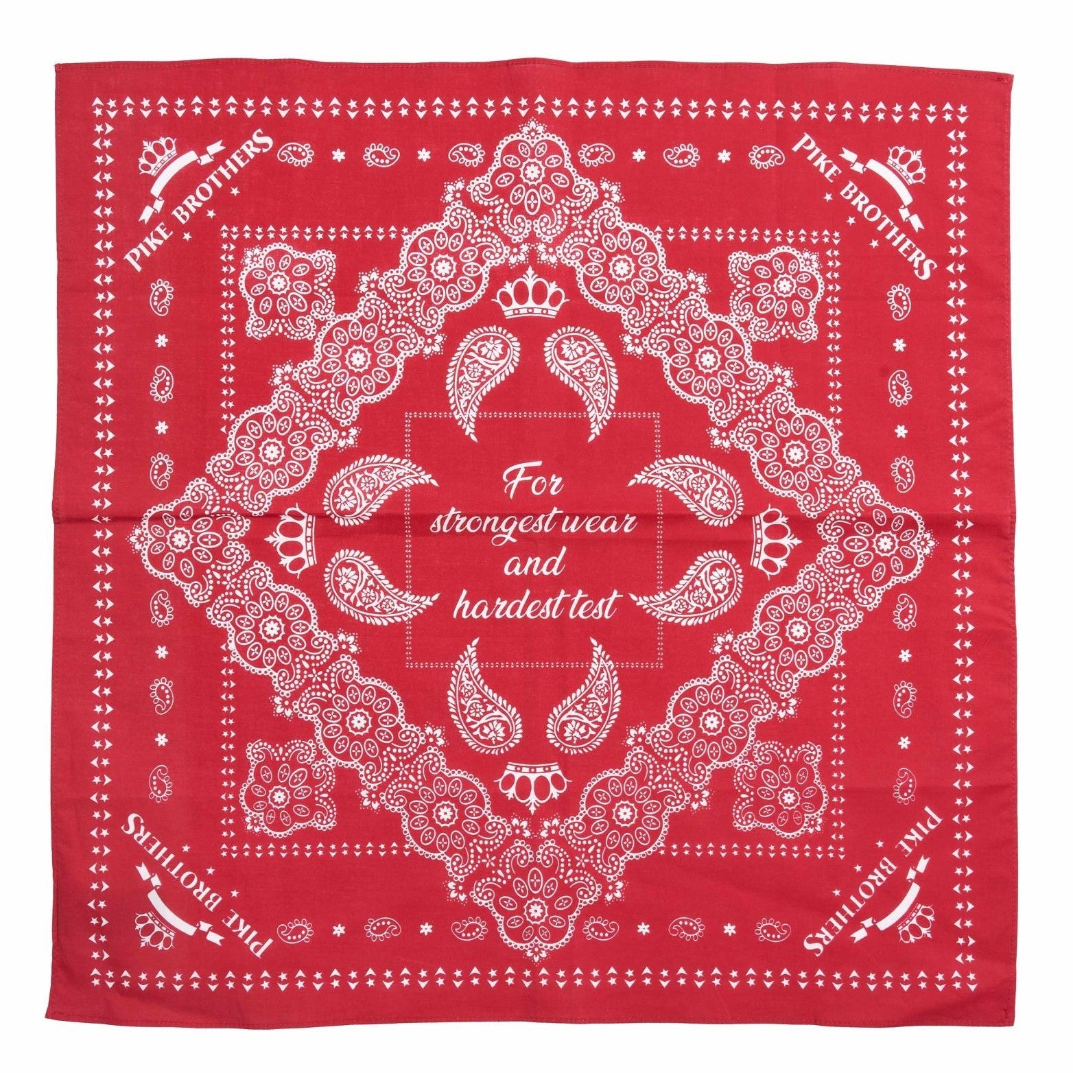 Pike Brothers1947 Logo Bandana RedHalstuchBritish Parts Luzern