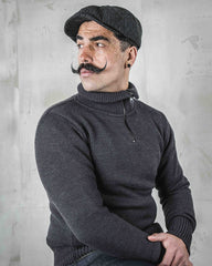 Pike Brothers1948 Troyer Strickpullover AnthrazitPulloverBritish Parts Luzern