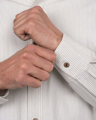 Pike Brothers1954 Oxford Shirt Kingston whiteHemdBritish Parts Luzern