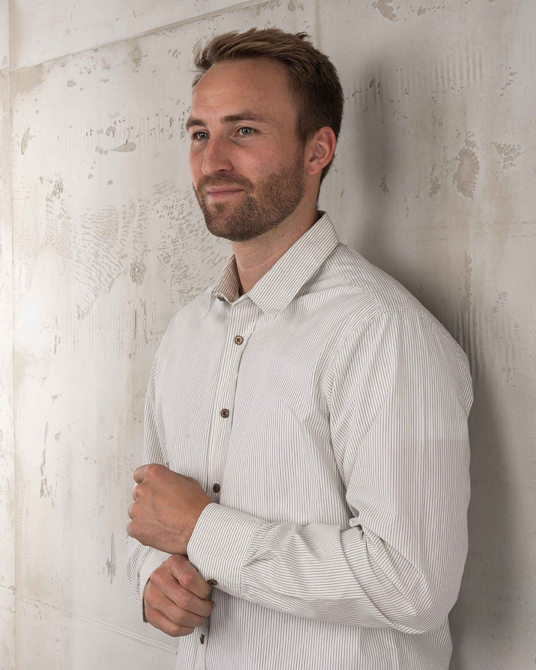 Pike Brothers1954 Oxford Shirt Kingston whiteHemdBritish Parts Luzern