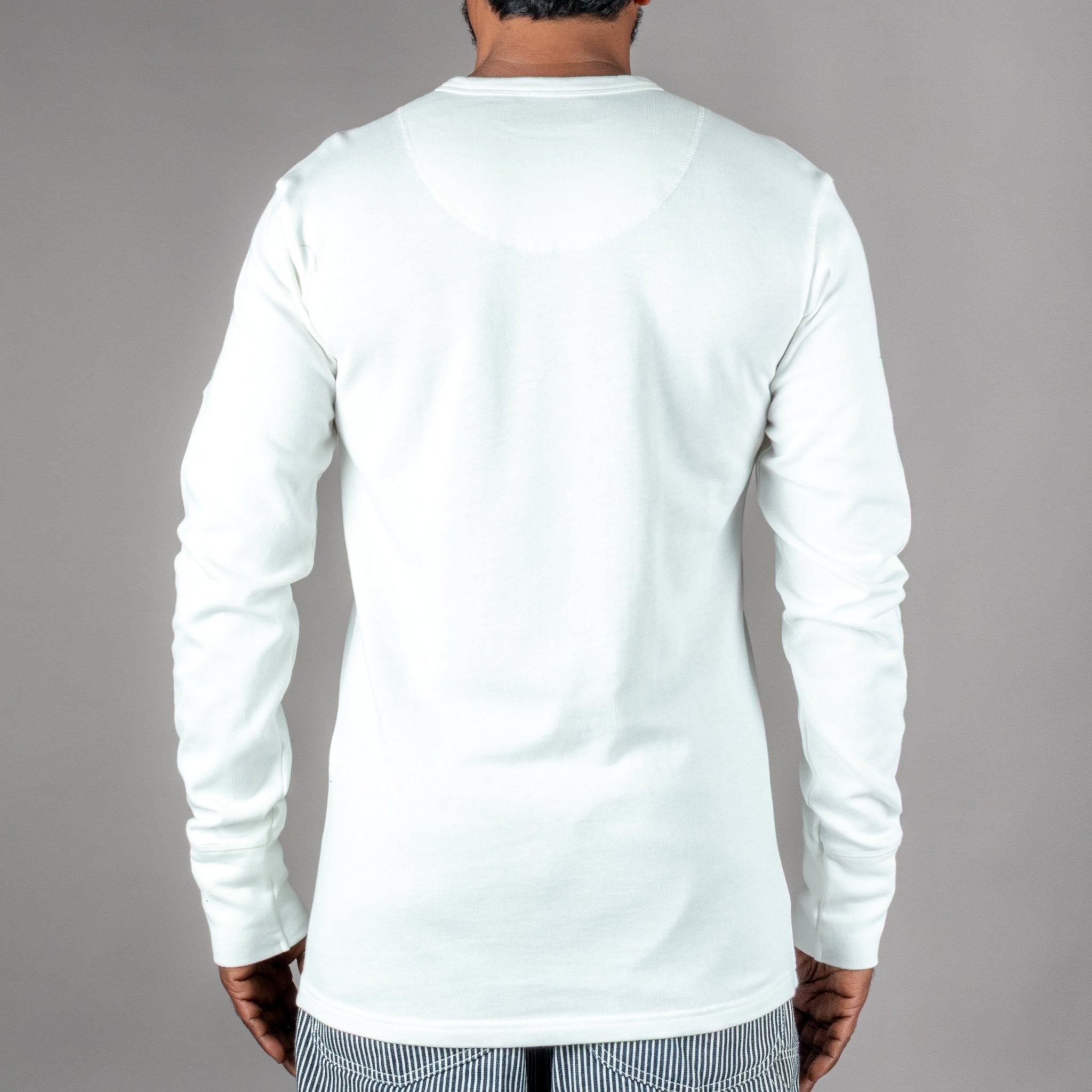 Pike Brothers1954 Utility Shirt Long Sleeve ecruHenleyBritish Parts Lucerne