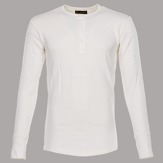 Pike Brothers1954 Utility Shirt Long Sleeve ecruHenleyBritish Parts Luzern