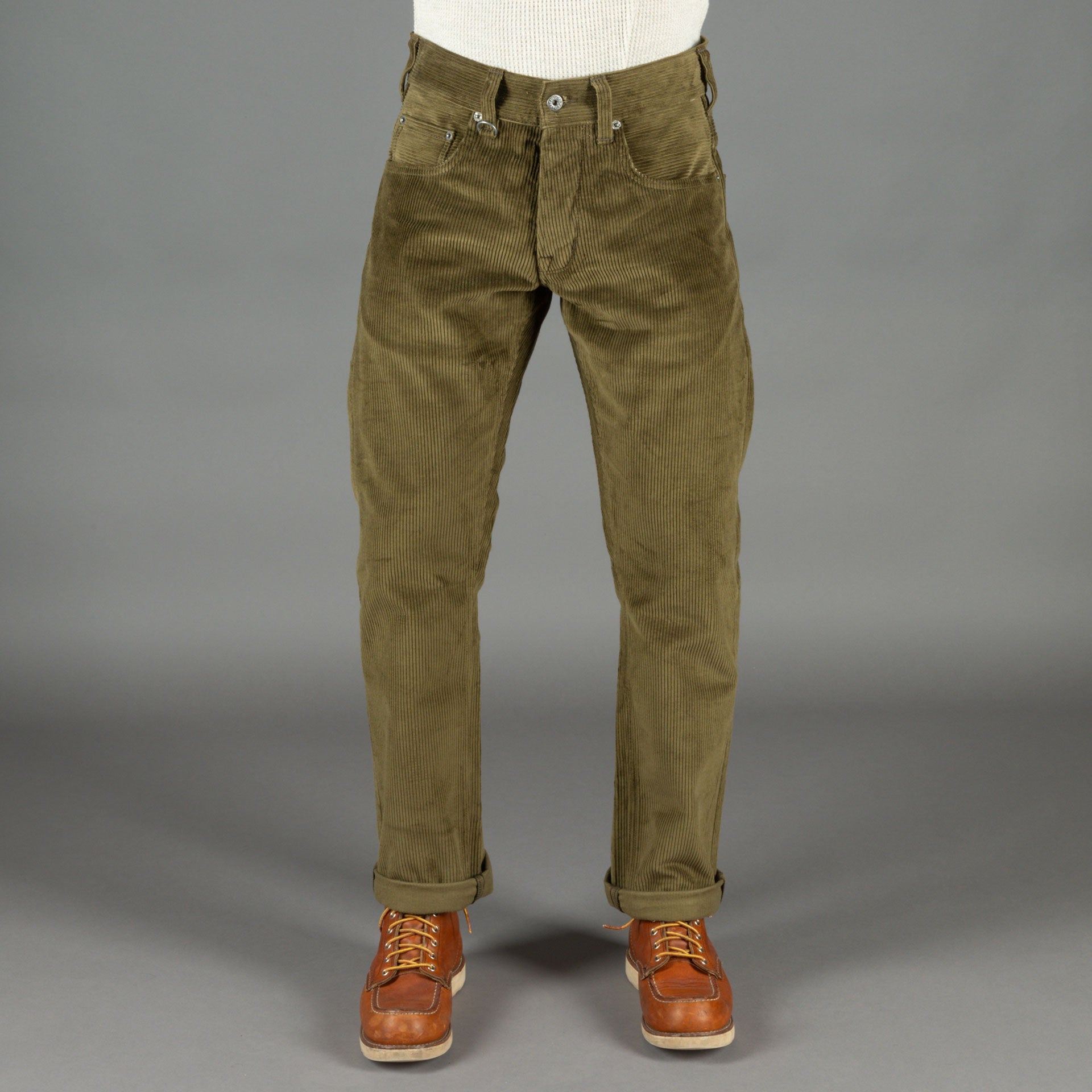 Pike Brothers1958 Roamer Pant Olive CordHosenBritish Parts Luzern