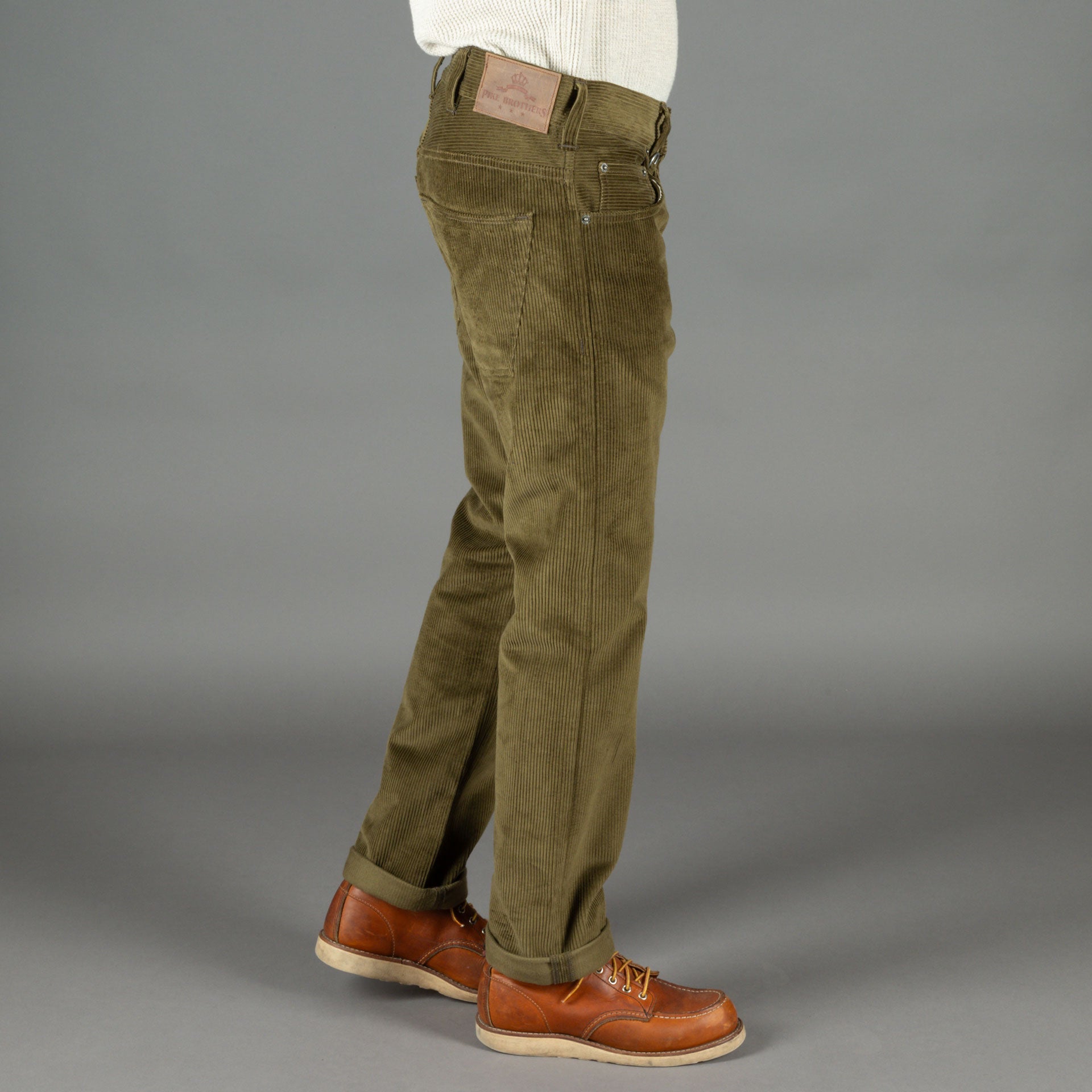 Pike Brothers1958 Roamer Pant Olive CordHosenBritish Parts Luzern