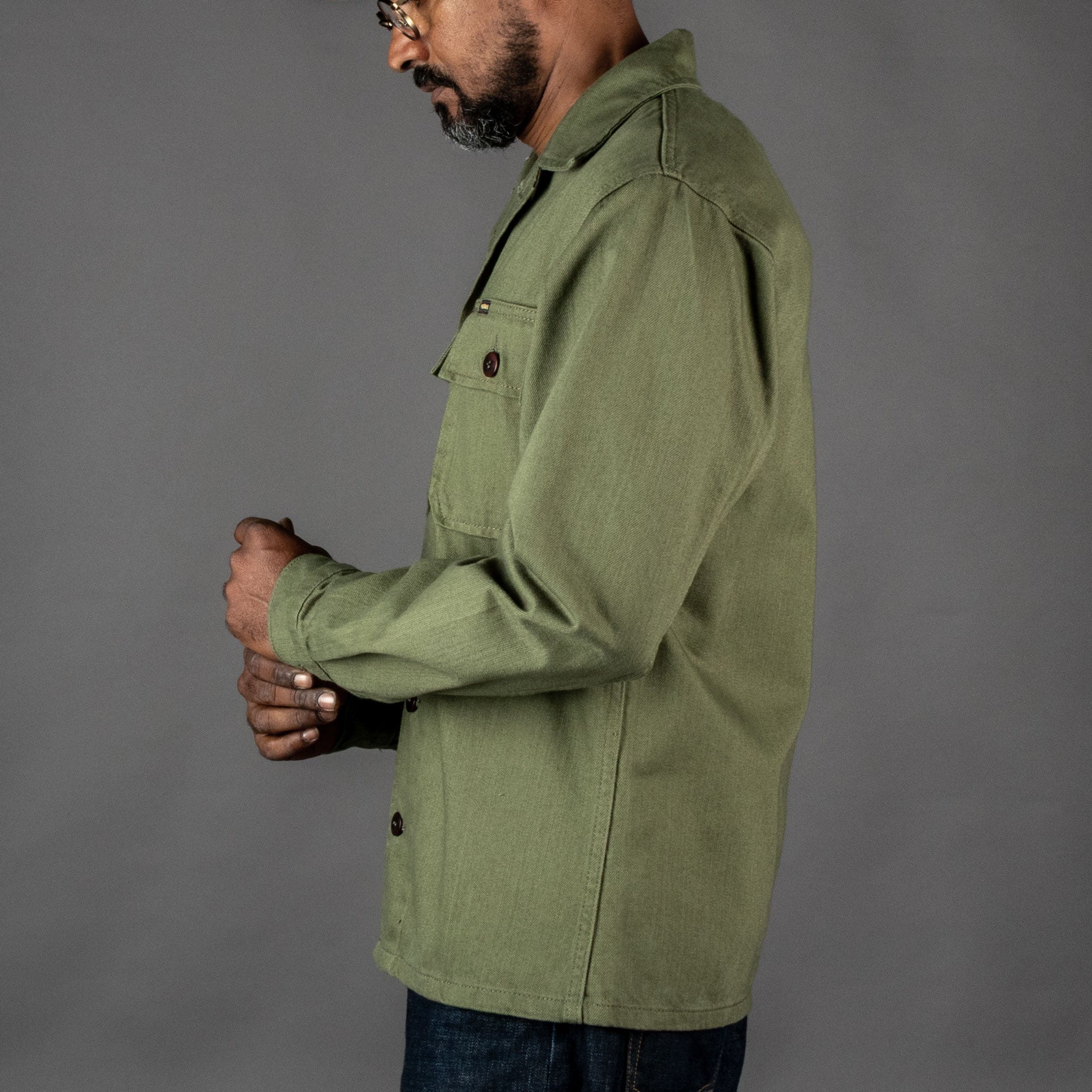 Pike Brothers1962 OG - 107 Shirt OliveJackenBritish Parts Luzern