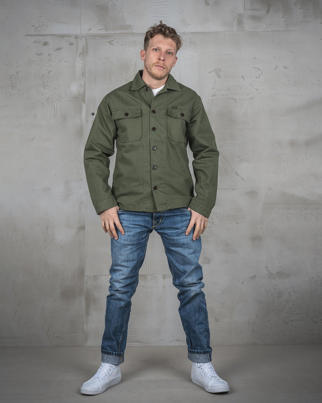 Pike Brothers1962 OG - 107 Shirt OliveJackenBritish Parts Luzern