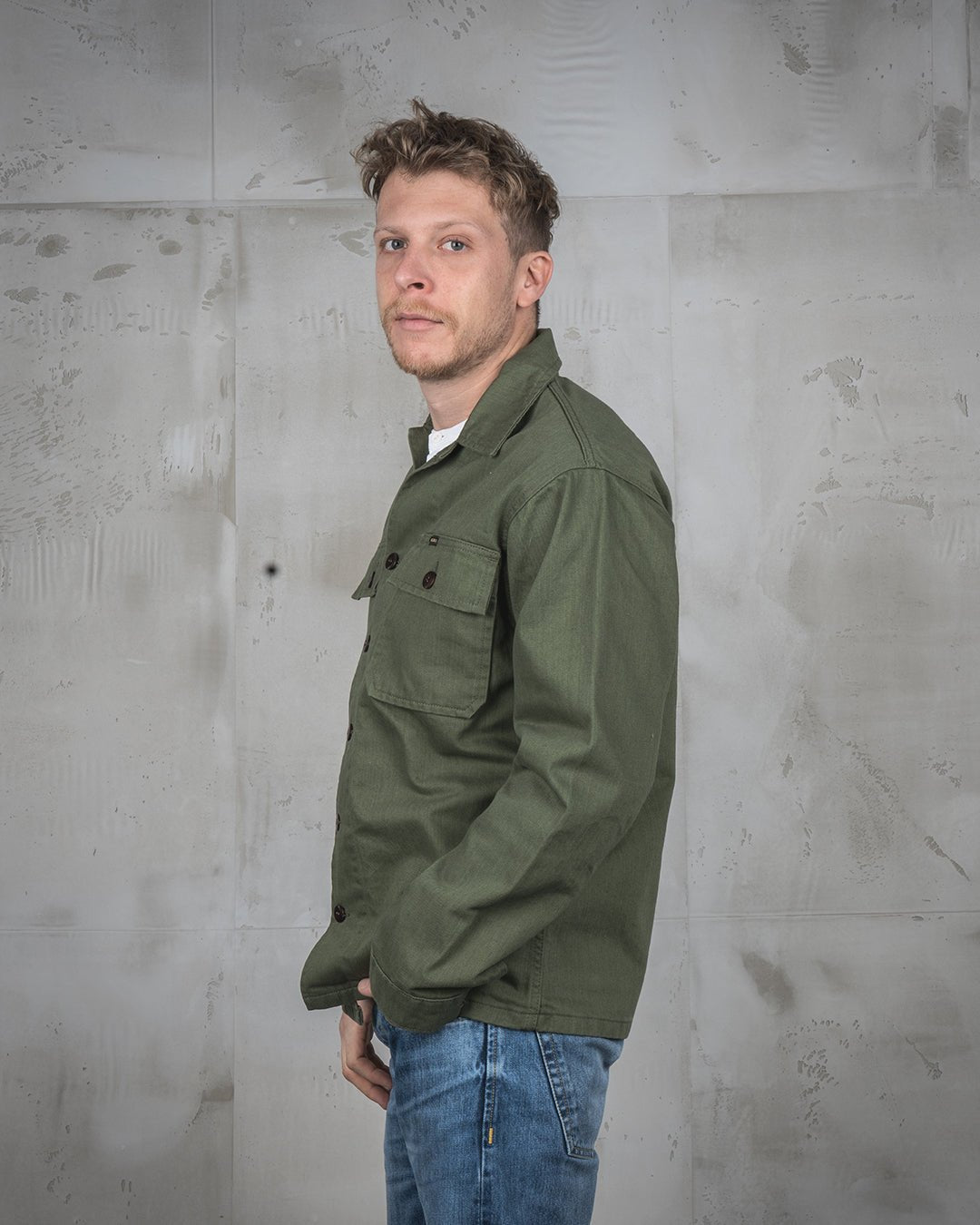 Pike Brothers1962 OG - 107 Shirt OliveJackenBritish Parts Luzern