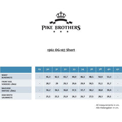 Pike Brothers1962 OG - 107 Short navyHosenBritish Parts Luzern