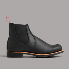Red Wing Shoes Chelsea Rancher 8224 Black Harness Leather Men's Shoes Shoes British Parts Lucerne
