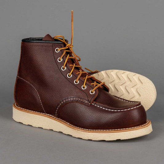 Red Wing ShoesMoc Toe 8138 Briar Oil Slick Leather Chaussures pour hommesChaussures British Parts Luzern