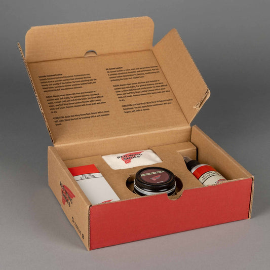 Red Wing ShoesKit d'entretien pour chaussures en cuir Smooth FinishedEntretien des chaussuresBritish Parts Luzern