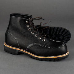 Red Wing ShoesRoughneck 2949 Black Oil Slick Leather HerrenschuheSchuheBritish Parts Luzern