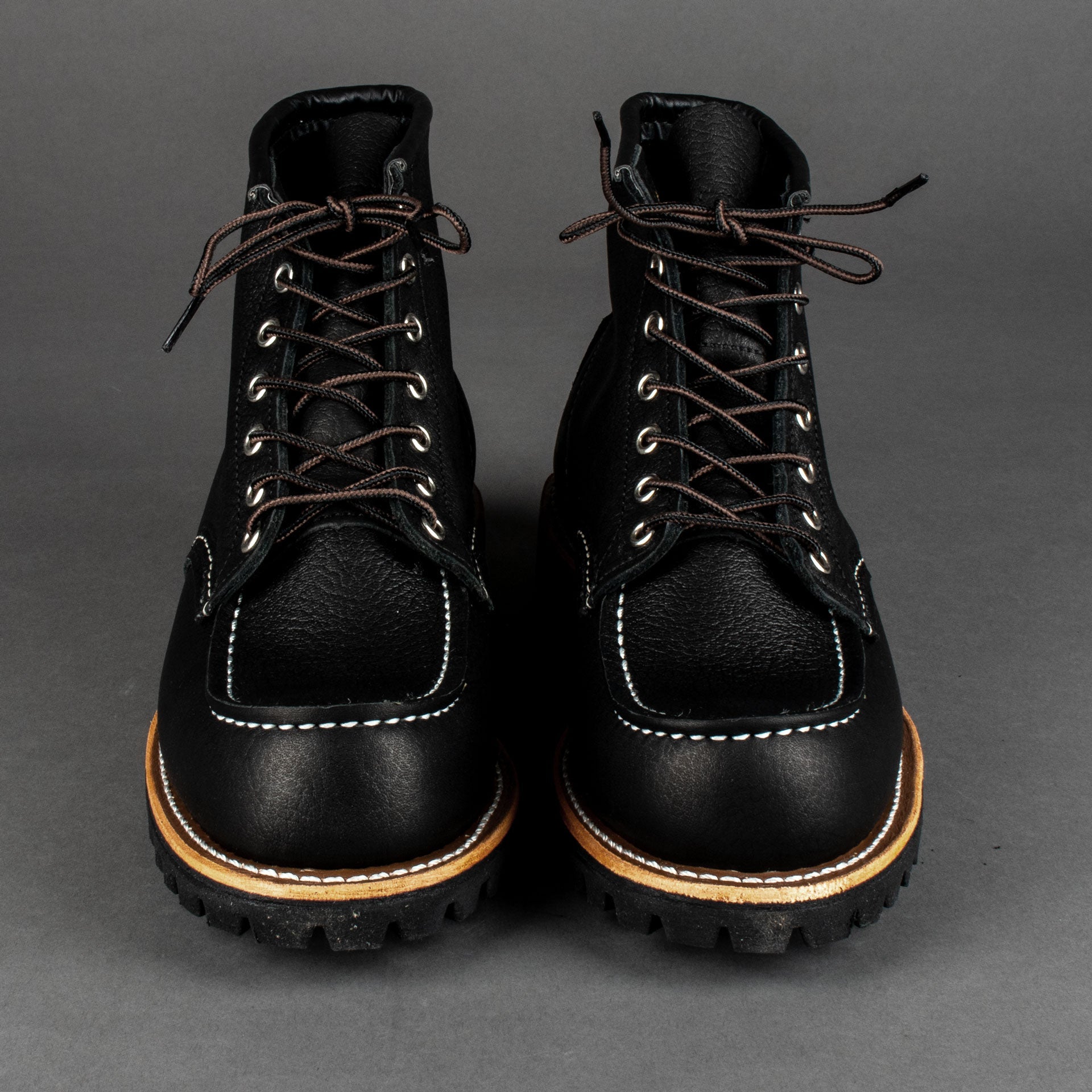 Red Wing ShoesRoughneck 2949 Black Oil Slick Leather HerrenschuheSchuheBritish Parts Luzern