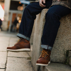 Red Wing Shoes Round Toe 9111 Copper Rough & Tough Men's Shoes Shoes British Parts Lucerne