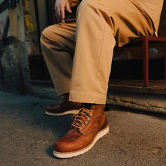 Red Wing Shoes Round Toe 9111 Copper Rough & Tough Men's Shoes Shoes British Parts Lucerne