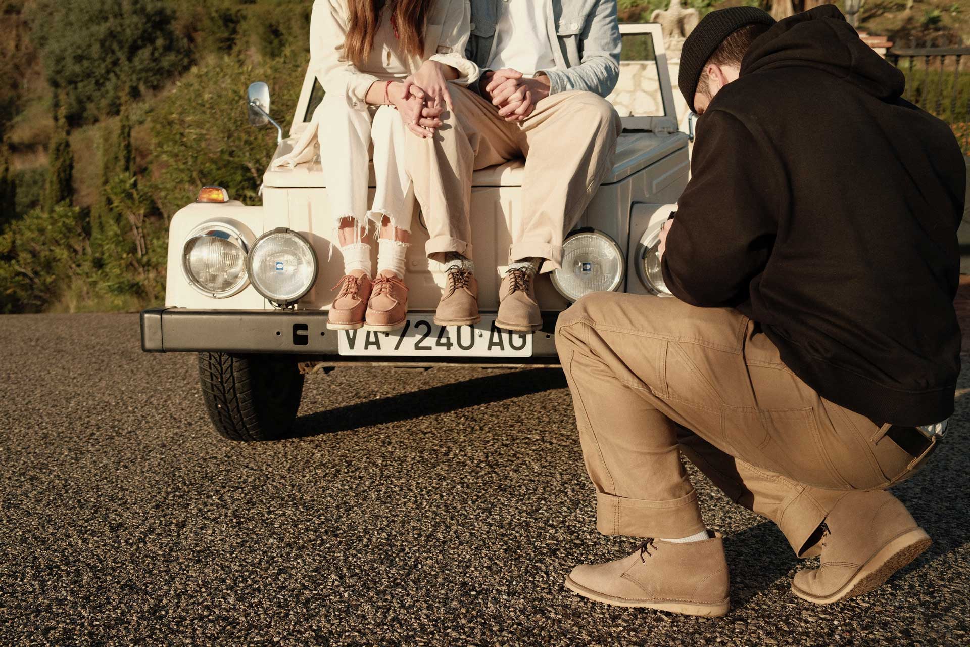 Chaussures Red Wing Weekender Chukka 3610 en cuir Mohave couleur grès pour hommeChaussuresBritish Parts Lucerne