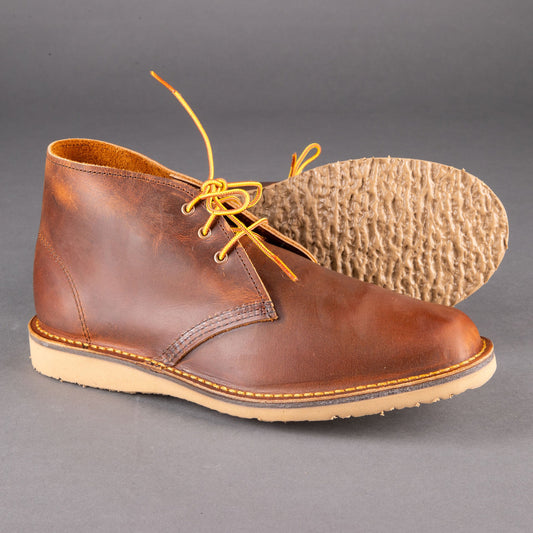 Red Wing ShoesWeekender Chukka 3622 Copper Rough & Tough Leather HerrenschuheSchuheBritish Parts Luzern