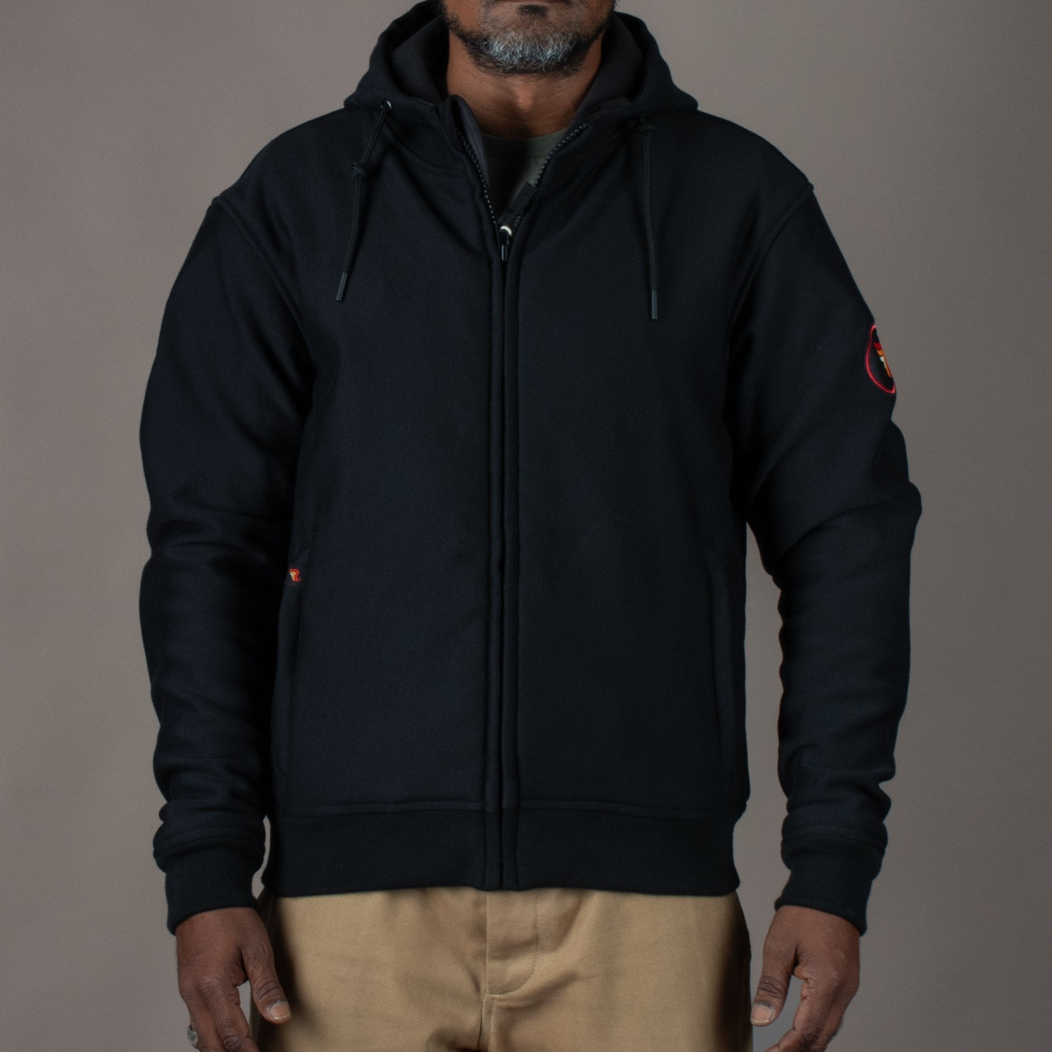 Riding CultureRiding Hoodie (AA) Black BlackMotorcycle JacketBritish Parts Lucerne