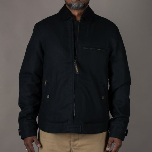 RokkerCanvas Motorcycle Jacket BlackMotorcycle JacketBritish Parts Lucerne