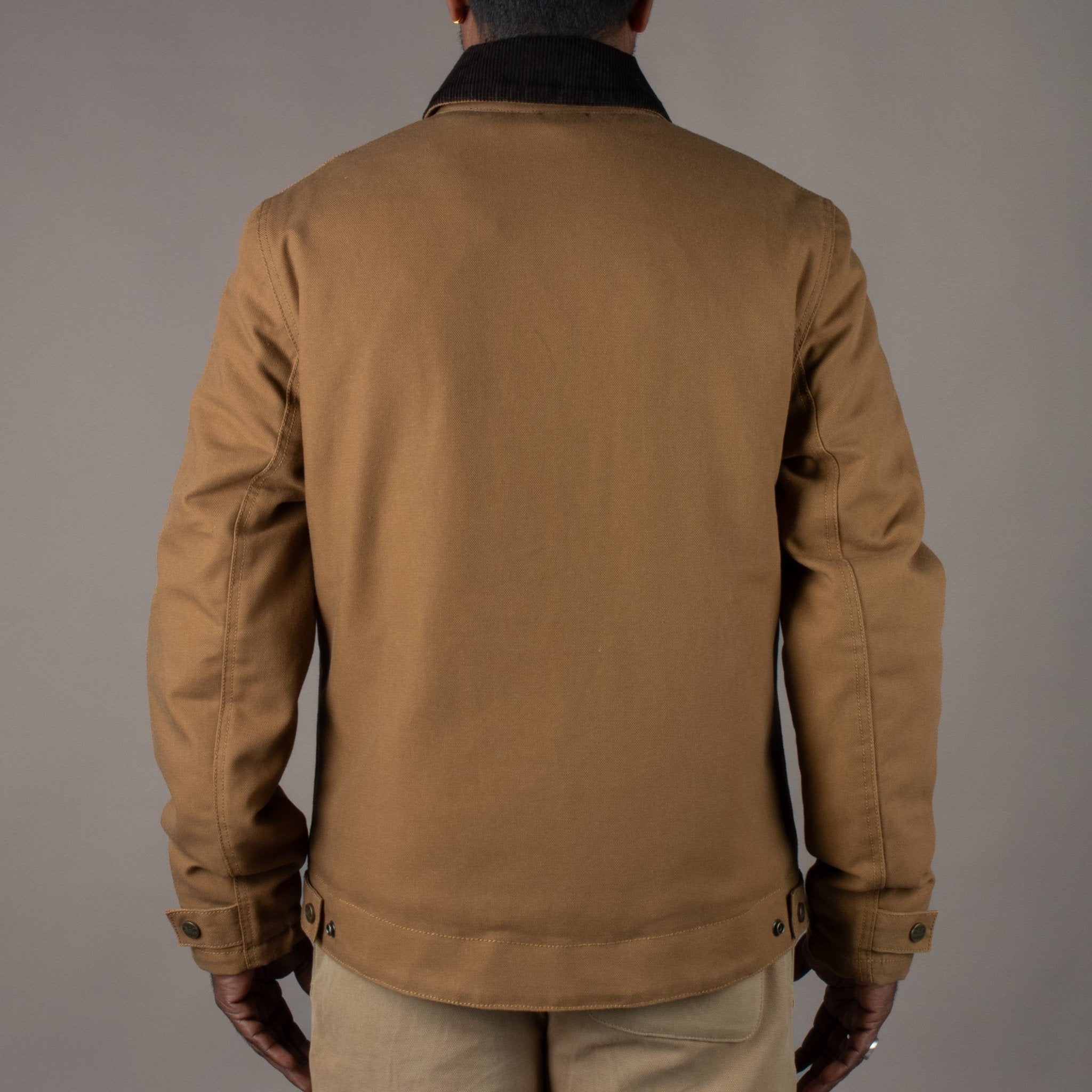 RokkerCanvas Motorcycle Jacket, Tobacco BrownMotorcycle JacketBritish Parts Lucerne