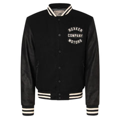 RokkerCollege Jacket Black / White MotorradjackeMotorradjackeBritish Parts Luzern