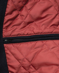 RokkerCollege Jacket Navy / Brown MotorradjackeMotorradjackeBritish Parts Luzern