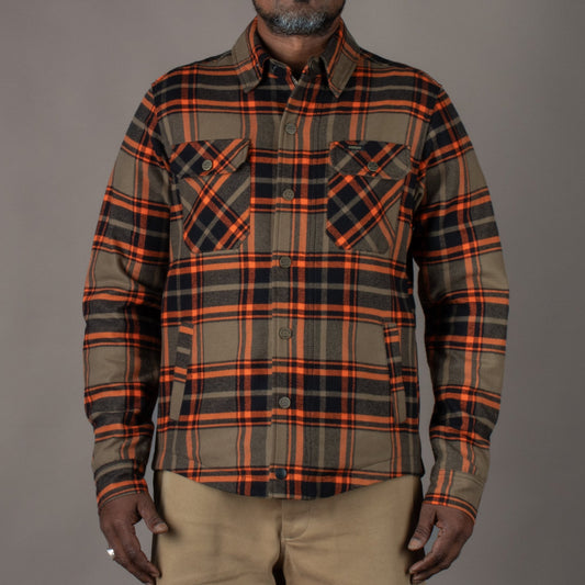 RokkerColorado Rider Shirt Orange / GreenMotorcycle JacketBritish Parts Lucerne