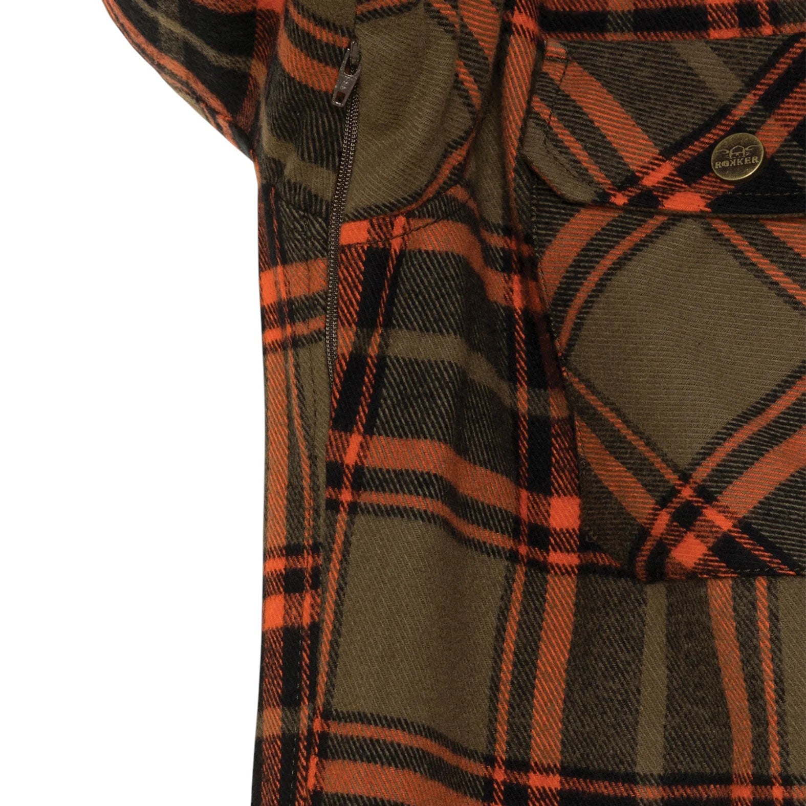 RokkerColorado Rider Shirt Orange / GreenMotorradjackeBritish Parts Luzern