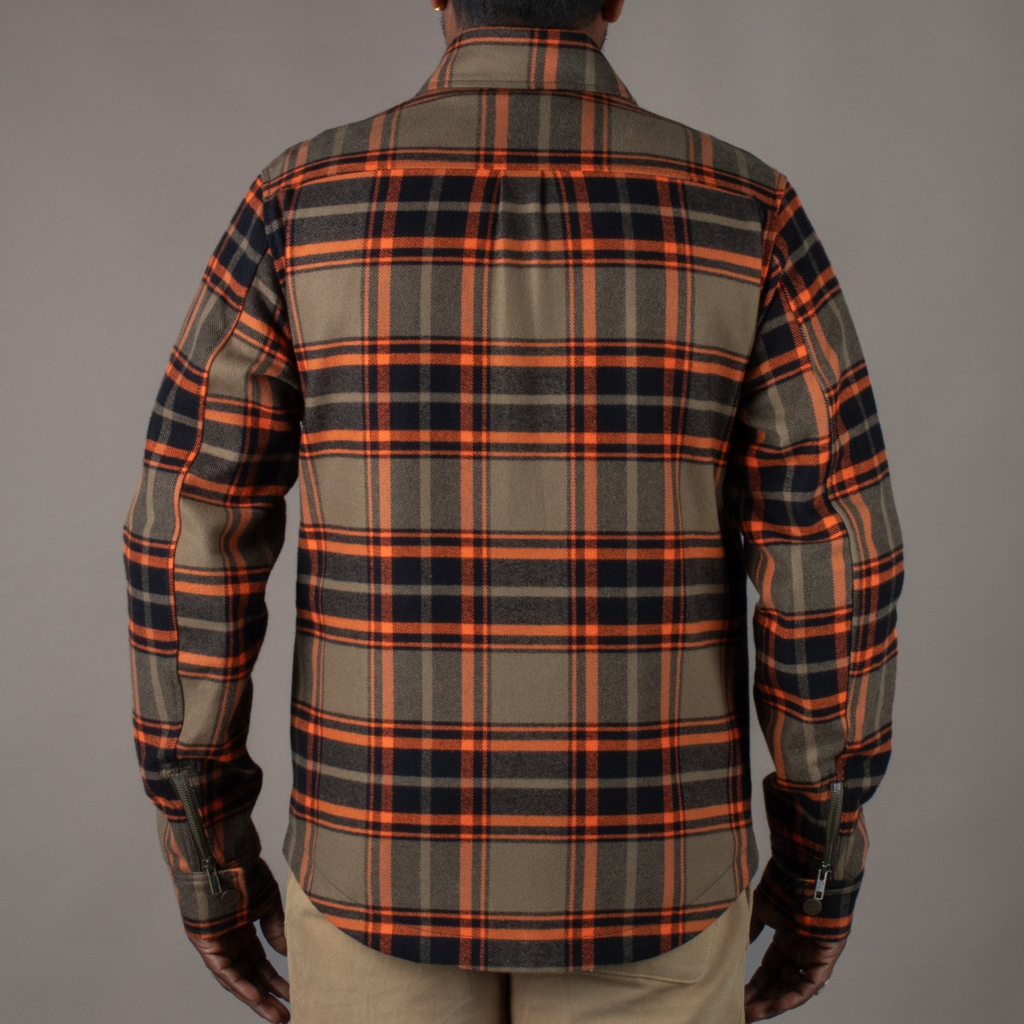 RokkerColorado Rider Shirt Orange / GreenMotorcycle JacketBritish Parts Lucerne