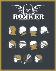 RokkerFleece Schauchtuch Check BlackBritish Parts Luzern