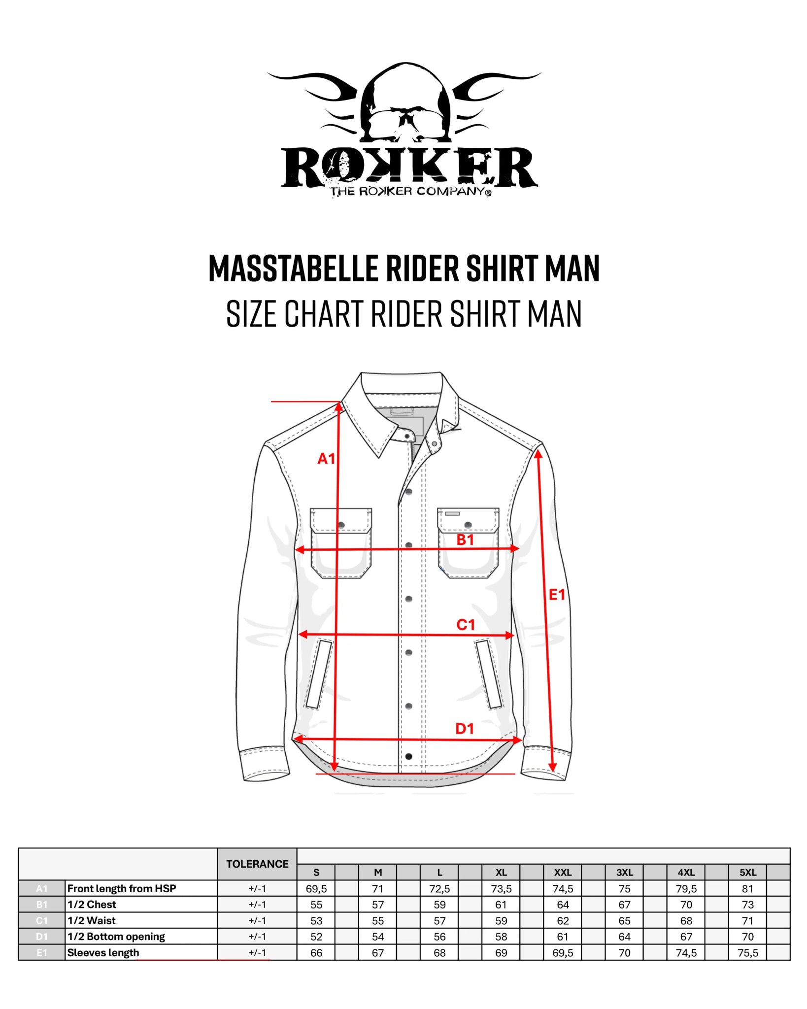 RokkerHouston Rider Shirt RedMotorradjackeBritish Parts Luzern