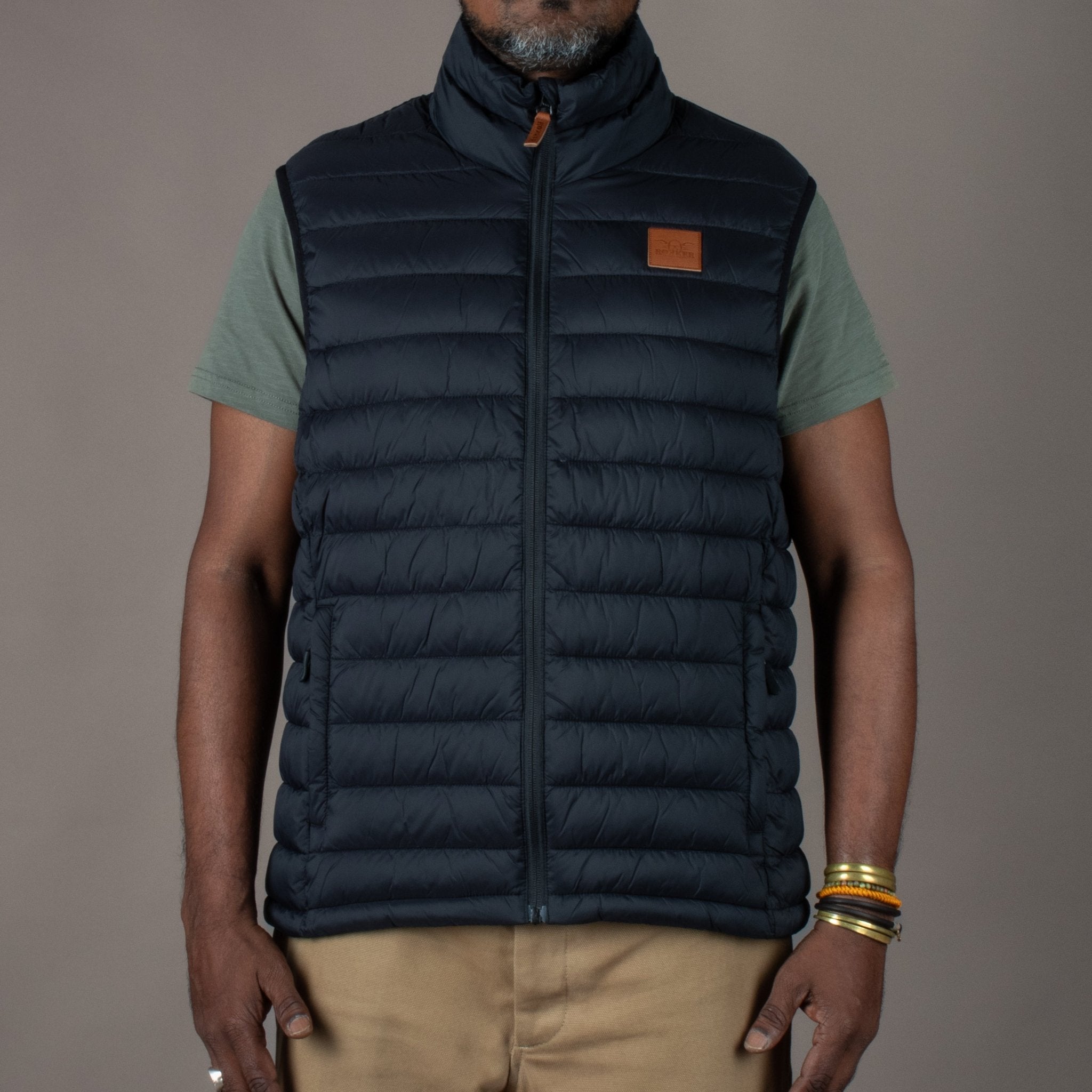 RokkerInsulation Vest Men's Motorcycle Jacket British Parts Lucerne