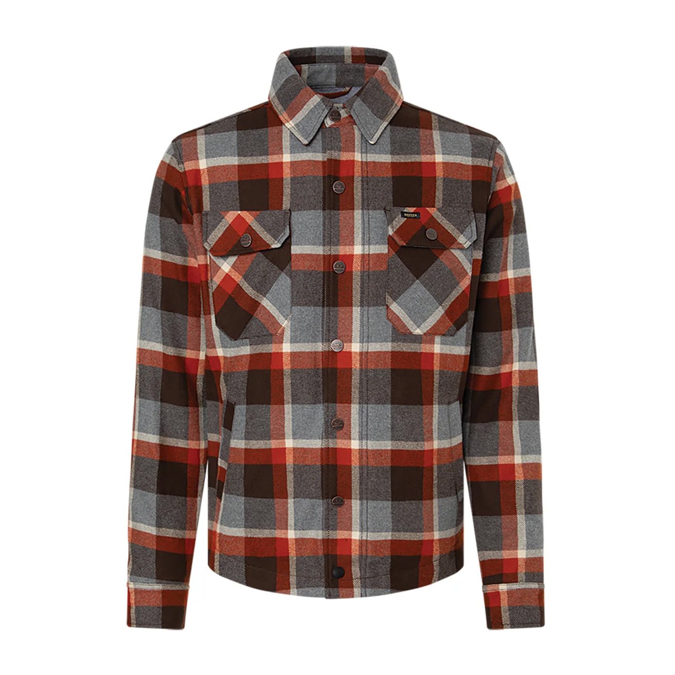 Rokker Memphis Rider Shirt Red/Grey Motorcycle Jacket British Parts Lucerne