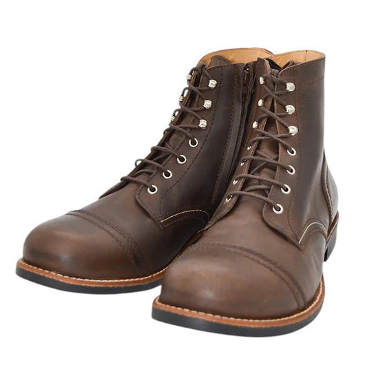 RokkerMoto Ranger Motorradstiefel braunMotorradstiefelBritish Parts Luzern