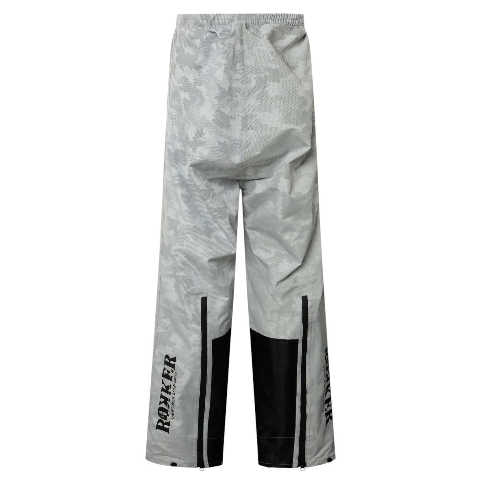 RokkerTRC Rain Set Camo Reflective Grey Motorcycle Jacket British Parts Lucerne