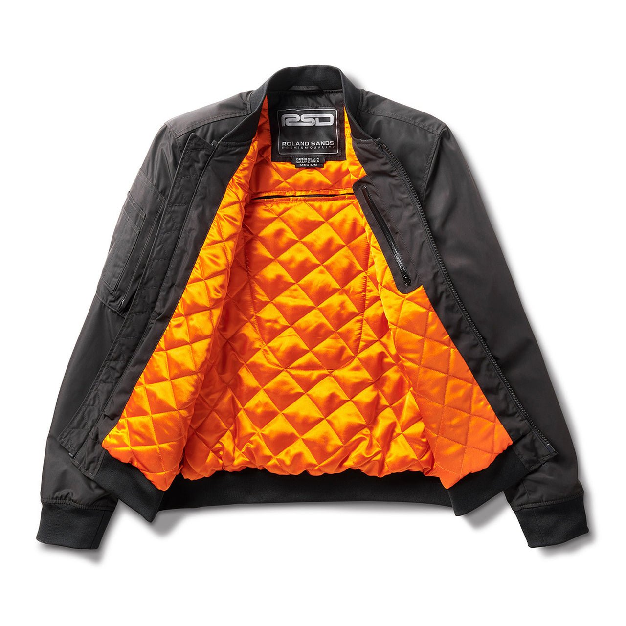 Roland Sands DesignPalomar Bomber Motorradjacke schwarzMotorradjackeBritish Parts Luzern