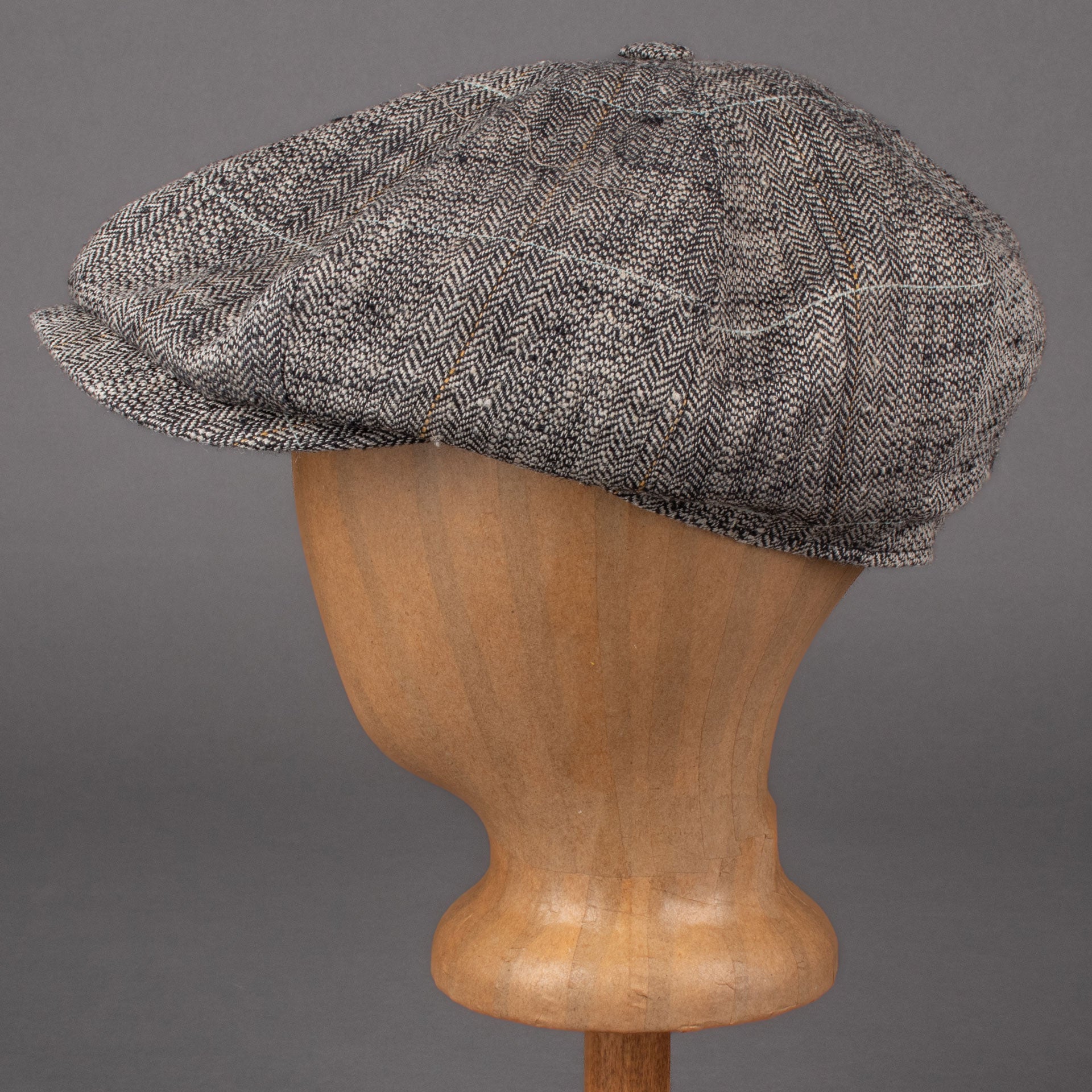 Stetson8 - Panel Leinen/Seide Schiebermütze FischgratMützeBritish Parts Luzern