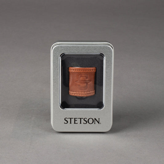 StetsonBandana Leather Loop BrownHalstuchBritish Parts Luzern