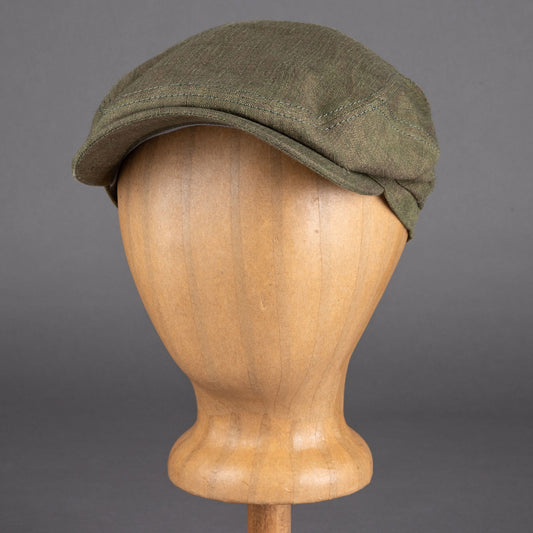 StetsonDriver Cap Leinen Schiebermütze oliveMützeBritish Parts Luzern