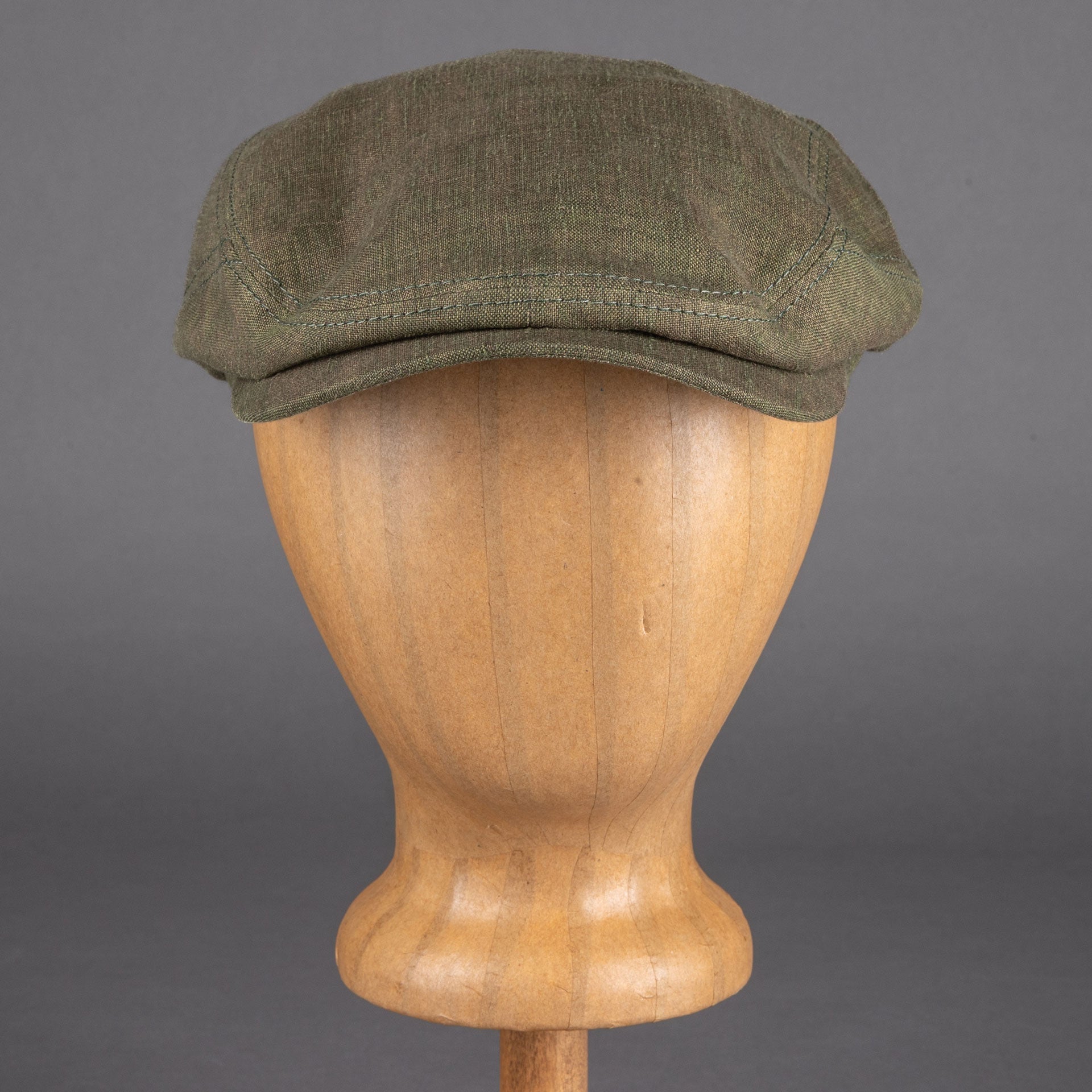 StetsonDriver Cap Leinen Schiebermütze oliveMützeBritish Parts Luzern