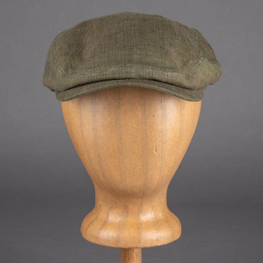 StetsonDriver Cap Leinen Schiebermütze oliveMützeBritish Parts Luzern