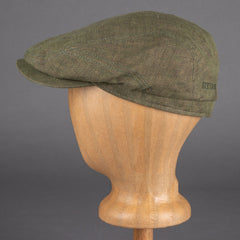 StetsonDriver Cap Leinen Schiebermütze oliveMützeBritish Parts Luzern