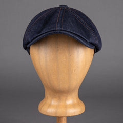 StetsonHatteras Denim Sustainable Schiebermütze Dark DenimMützeBritish Parts Luzern