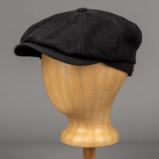StetsonHatteras linen slider cap blackBritish Parts Lucerne