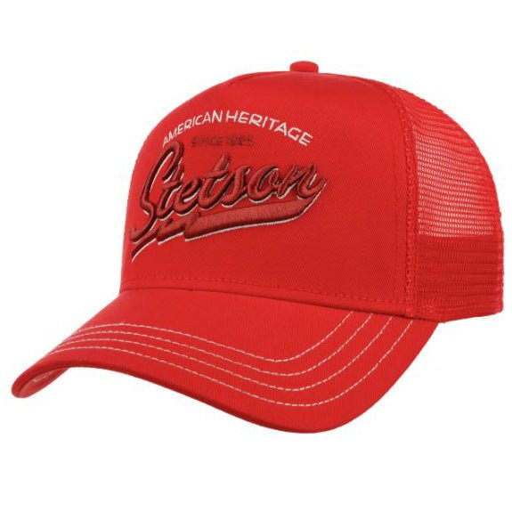 StetsonTrucker Cap American Heritage Classic Fire RedTrucker CapBritish Parts Luzern