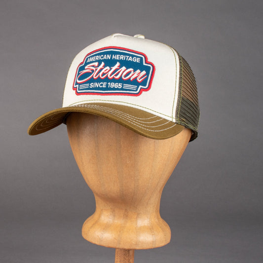 StetsonTrucker Cap Classic Race Olive YellowTrucker CapBritish Parts Luzern